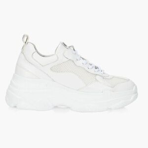 Women's White Chunky Sneakers